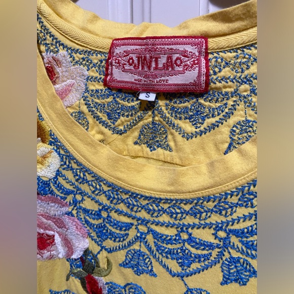 JWLA Yellow Embroidered Blouse - Picture 3 of 6